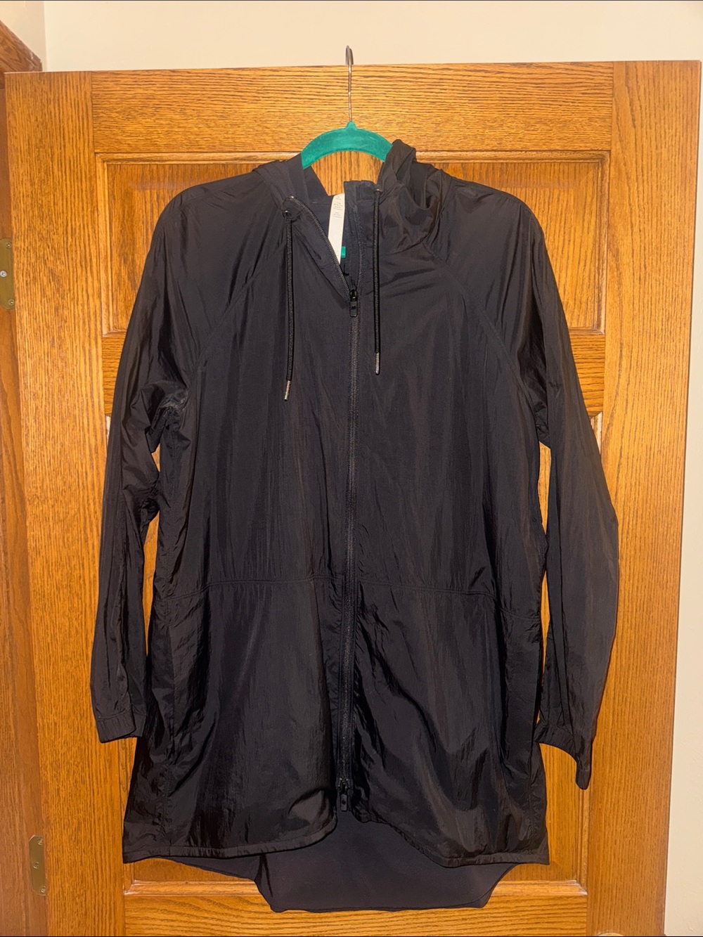 lululemon athletica Black Lightweight Hooded Trench